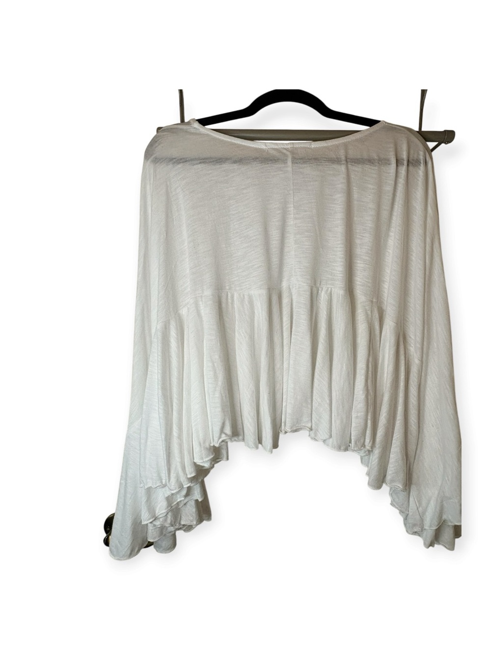 Altar'd State White Ruffled Crop Top - Picture 2 of 4